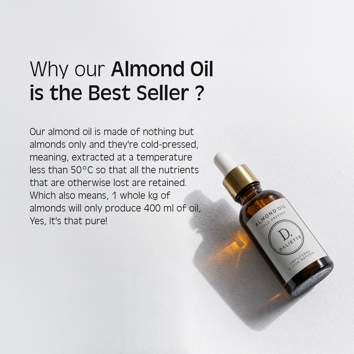 Almond oil | Cold-pressed