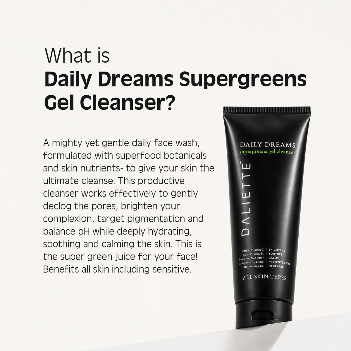 Daily Dreams SuperGreens Face Wash