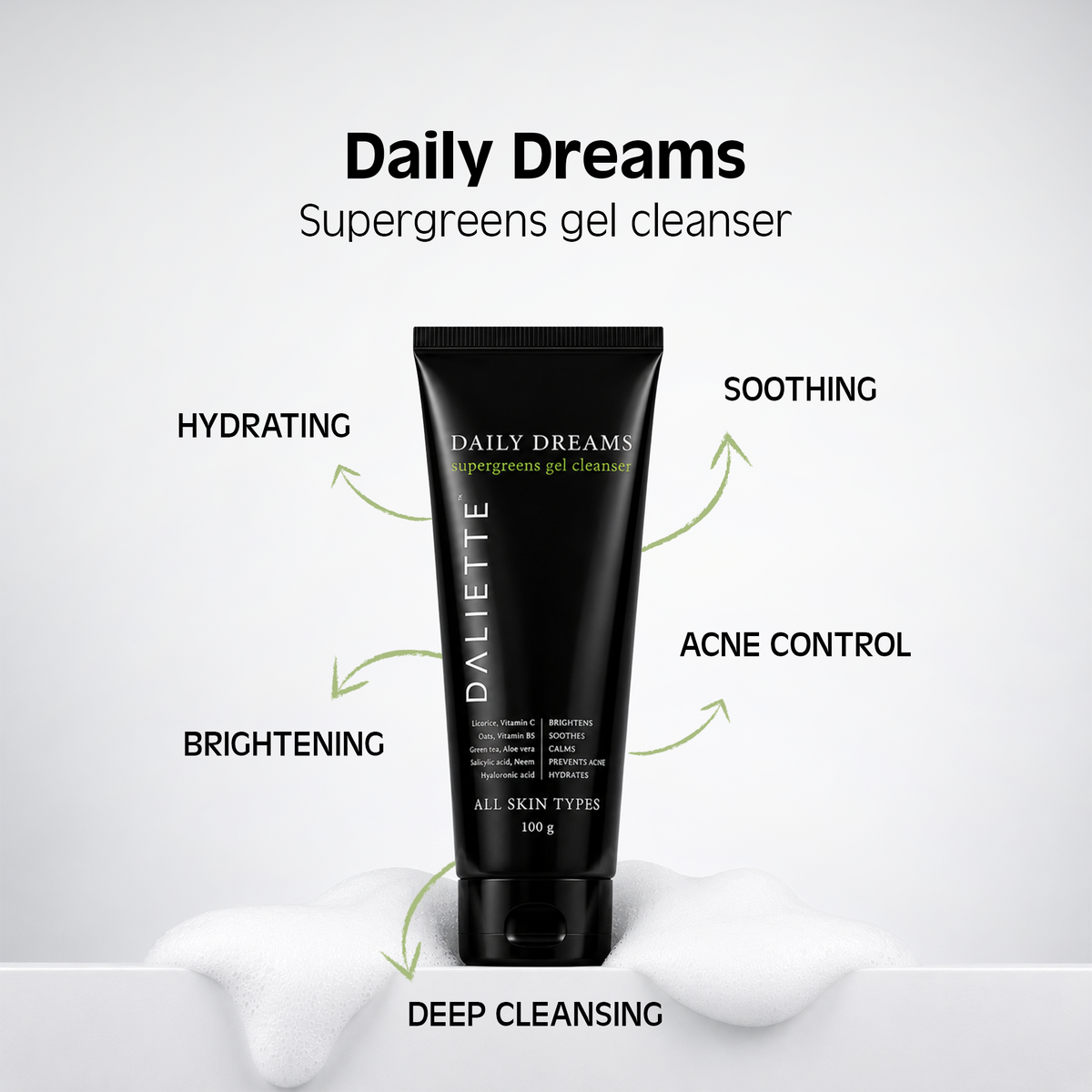 Daily Dreams SuperGreens Face Wash