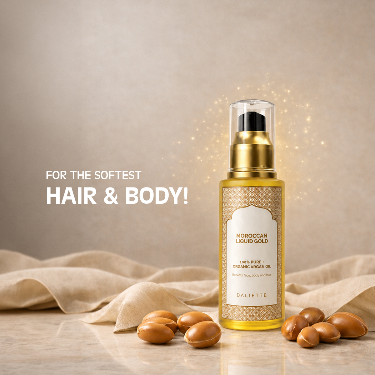 Moroccan Liquid Gold | Organic Argan Oil